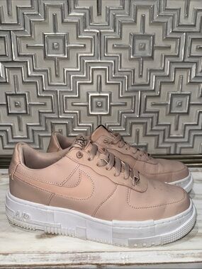 Nike Air Force 1 Pixel Pink Taupe Sneakers